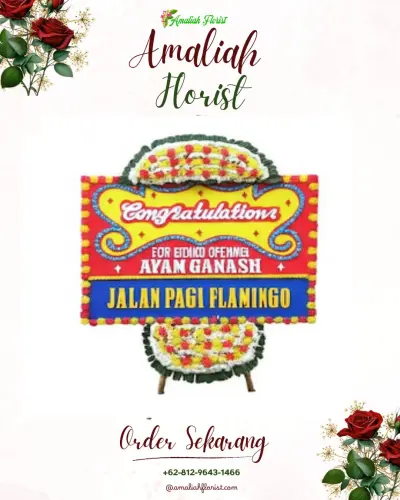 Bunga Papan Congratulation di Karangketug